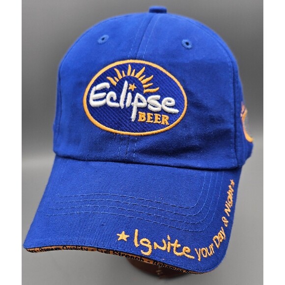 Eclipse Beer Hat Cap Adjustable Blue Baseball Dad Adjustable Adult - Picture 1 of 8